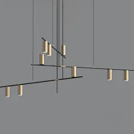 Mid century modern suspension chandelier collection